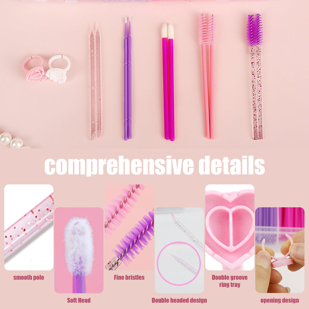 MAYCREATE Makeup Tools for Women, Eyebrow Brush, Mascara Brushes, Lipstick Applicators, Eyeshadow Applicators and Eye Liner Brush Combo, Disposable Travel Makeup Tool Kit