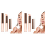 MAYCREATE® 4PCS Silicone Lip Applicator, Silicone Lip Brush, Silicone Brush for Lipstick Lip Balm, Concealer Applicator with Dustproof Cap for Lip Gloss, Lip Tint, Lip Mask - Pink