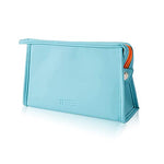 MAYCREATE Makeup Pouches for Women Cosmetic Bag Make up Bag for Home & Travel, Toiletry Bag for Cosmetics, Brushes, Accessories (Blue)