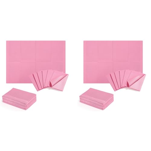 MAYCREATE® Disposable Nail Art Table Towels Mat Reusable Tissue Waterproof Tips Paper 12.7 x 17.9 Clean Pads Foldable Cushion for Salons 2 PCS
