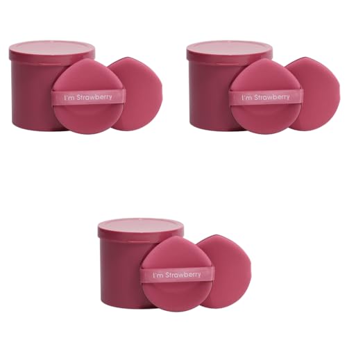 MAYCREATE® 21PCS Makeup Sponge Powder Puff Latex-free Makeup Puff Blender Sponge, Air Cushion Pads for Liquid Foundation, Cream, Powder, Concealer, Wet & Dry Dual Use(Pink)