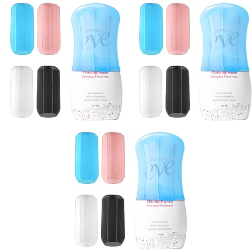 MAYCREATE® 12PCS Leakproof Sleeves for Travel Bottles Toiletries Reusable Silicone Covers Anti-leak Elastic for Container Spray Bottles