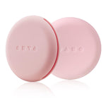 MAYCREATE Silicone Makeup Sponge Puff Holder, Travel Powder Puff Case Organizer, Soft & Durable Beauty Blender Storage - Pink