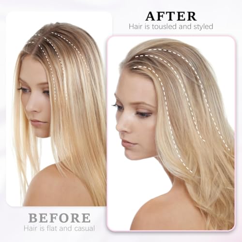 MAYCREATE® 2pcs Hair Volumizer Volume Clips for Women Men, Volumizing Hair Puff Clips, Womens Instant Comb for Fluffy Bangs, No-Trace Hairs Root Lifting Clip (Pink) 4 PCS