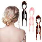 MAYCREATE® 3pcs Large Hair Pins for Women, 4.72 in Easy Twisted Half-Updo, Hair Bun Accessories for Women Girls Twisted Crown Braid