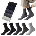 MAYCREATE® Bamboo Ankle Socks for Men - Bamboo Cotton Fiber Ankle Length Half Terry Socks Ideal for Gym, Running, Casual Wear with Odor Control Comfort Pack of 5