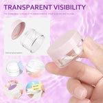 MAYCREATE® 48PCS Travel Bottle Kit for Toiletries 60/90ml Silicone Bottles Set Leak proof Toiletry Cream Jars Spray Shampoo Lotion Dispenser