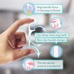 MAYCREATE® 324pcs Travel Bagged Floss Dental Picks Adult Floss Sticks Refill Bagged Floss Toothpicks Odorless Floss Pick Pack for Cleaning Teeth and Oral Care Kit Hygiene Convenience