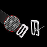 MAYCREATE® 2 Pairs Clear Bra Straps Invisible Replacement Adjustable Invisible Clear Bra Straps 1.2cm Width for Off Shoulders, Evening Dress