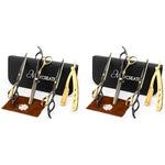 MAYCREATE® Professional Hair Cutting Scissors Kits Stainless Steel Dressing Barber Kit Straight Shears Teeth Thinning Tools with Bag for Home Salon 2 PCS