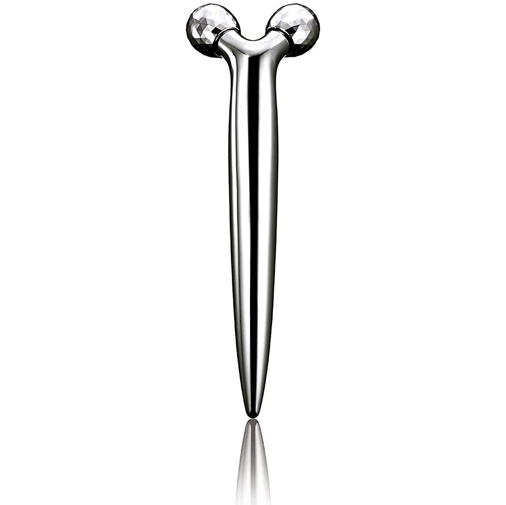 MAYCREATE Face Roller for Glowing Skin featuring 4D Four Wheel Design and Ergonomic Handle