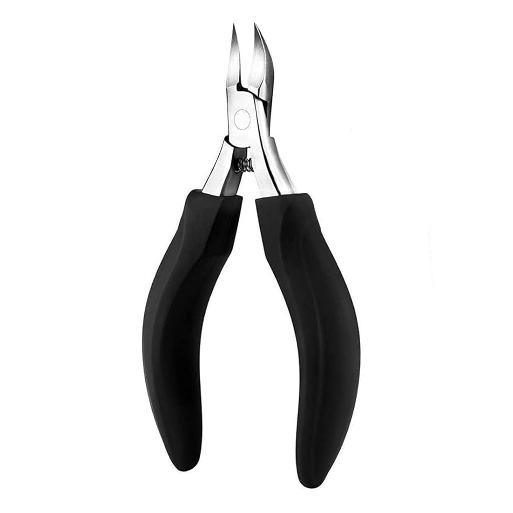 HANNEA Toenail Clippers for Thick Nails Nail Clippers Kit Set for Men and Women Heavy Duty Nail Nippers Cutter for Pedicure Precision Ingrown Fingernails (Black2)