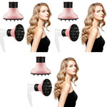 MAYCREATE® Hair Dryer Diffuser Universal Attachment for Blow Nozzles 1.5 to 2.3 inch Diameter Natural Thick Hair 3PCS