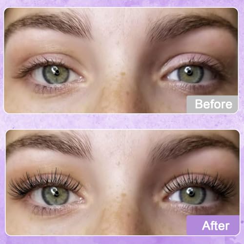 MAYCREATE 160PCS Eyelash Clusters Lash Kit, Lash Clusters Eyelash Extensions Individual Lashes Wispy 11-13mm Mixed Eyelash Clusters D Curl DIY Lash Extension at Home for Beginners