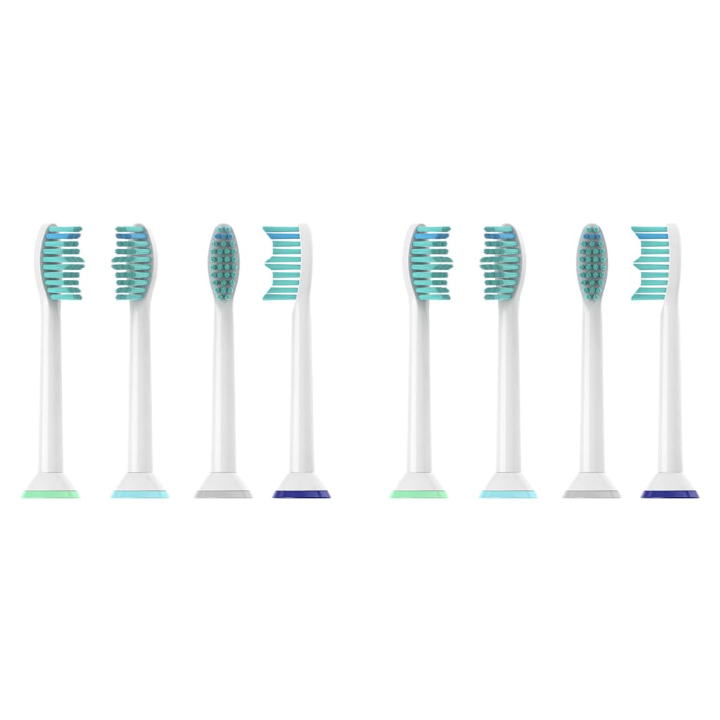 MAYCREATE Toothbrush Replacement Heads 8PCS for Philips Sonicare with Soft Dupont Bristles
