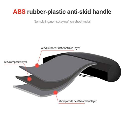 MAYCREATE Toe Nail Clipper for Ingrown or Thick Toenails, Stainless Steel Toenail Clipper, Professional Pedicure Tools Kit with Nail File (2PCS, Black)