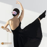 MAYCREATE® Hair Snood Net Barrette Bun Cover, Flower Bun Net Hair Grip, Hair Bun Accessories for Women Girls, Bun Maker Spring Clip Hairnet for Dancer Nurse Work or Daily 2 PCS