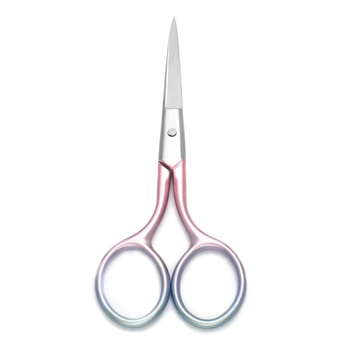 MAYCREATE Eyebrow Hair Grooming Scissors for Facial and Nose Hair 3.9 in | Stainless Steel Curved Blade