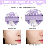 MAYCREATE® Triangle Powder Puff 14PCS Set Makeup Sponges Latex-free Mini Air Cushion Pads for Liquid Foundation Cream Concealer Wet Dry Dual Use