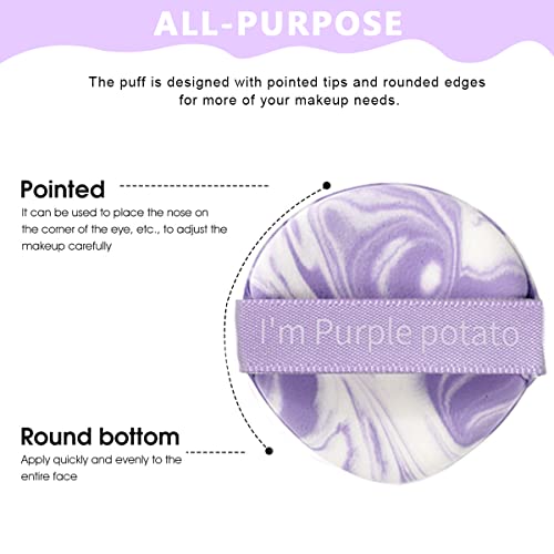 MAYCREATE® Triangle Powder Puff 14PCS Set Makeup Sponges Latex-free Mini Air Cushion Pads for Liquid Foundation Cream Concealer Wet Dry Dual Use