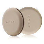 MAYCREATE Silicone Powder Puff Holder for Travel with Squeeze Open Design 75x62mm | Khaki Storage Case