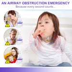 MAYCREATE® Anti Choking Device for Kids and Adults, Portable Choking Rescue Device with Airway Suction for Home Travel School and Emergency Use, Purple