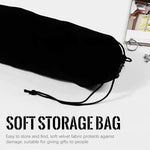 MAYCREATE® 3 in 1 Back Scratcher Metal Portable Telescoping with Rubber Handles Extendable Massager Tool Stocking Stuffers for Men Women Kids Adults Black 2PCS