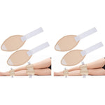 MAYCREATE Castor Oil Pack Wrap for Knee Therapy with Adjustable Elastic Strap | 4PCS Reusable Cotton Pads