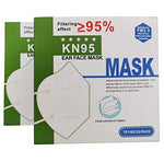MAYCREATE KN95 Anti Pollution Mask - Re-usable, Non-woven with Melt Blown Layer - Pack of 10