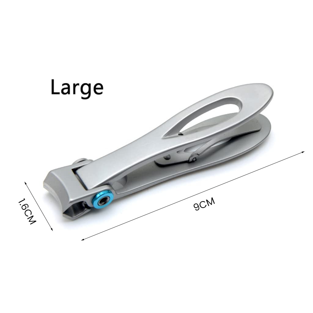 MAYCREATE Nail Clipper Cutter Nail Cutting Trimmer Toenail Fingernail Cutter Stainless Steel Toenail Clippers for Thick Nails