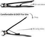 MAYCREATE @ Nail Clippers for Thick Nails, Nail Cutting Trimmer Toenail Clippers, Stainless Steel Toenail Clippers Set with Nail File, Big Nail Cutter for Men, Women