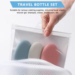 MAYCREATE® 3pcs Travel Bottles for Toiletries, 60ML Refill Toiletries Travel Bottle with Lid, Small Leak Proof Squeeze Bottle for Travelling for Gel, Shampoo, Lotion Dispenser 9 PCS