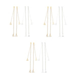 MAYCREATE Bra Straps for Women featuring Adjustable 42–45 cm Crystal Chain | Silver and Gold