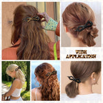 MAYCREATE 3pcs Bow Hair Clips for Girls Women Line Bow Charm Hair Pins Hair Clips for Half Updo French Twist Stylish Hair Pins Chic Hair Accessories for Girls Women