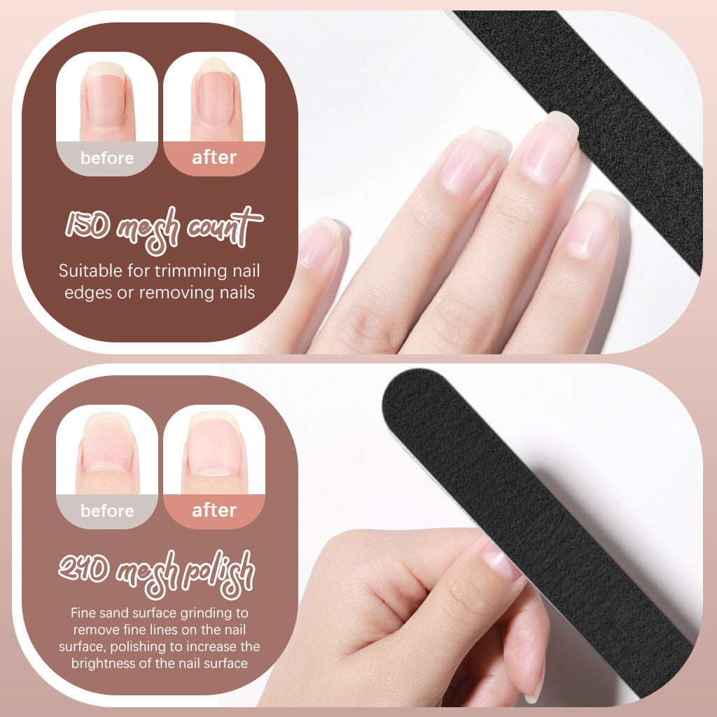 MAYCREATE 200Pcs Nail Polish Remover Foil Wraps with Pre-soaked Acetone-based Cotton Pads Gel Nail Polish Remover Wraps Finger Nail Polish Removal Tool with Cuticle Pusher & Nail Filer