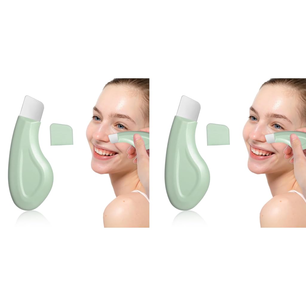 MAYCREATE Blackhead Removal Tool for Deep Exfoliation with Stainless Steel Scrubber 2 PCS