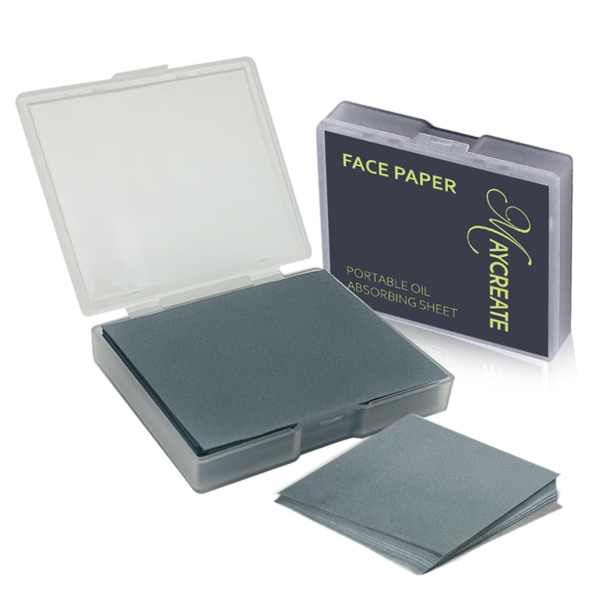 MAYCREATE 300pcs Face Blotting Paper for Oily Skin, Women Oil Blotting Sheets for Face, Natural Linen Tissue Oil Paper for Face, Blotting Paper for Makeup, Blotting Paper for Oily Face