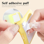 MAYCREATE Blotting Paper for Oily Skin with Built in Mirror and Puff | 200pcs Natural Linen Sheets