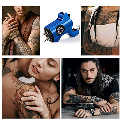 MAYCREATE Rotary Tattoo Machine for Beginner Tattoo Artists Liner Shader Tattoo Motor Supply, Professional Temporary Body Tattoo Kit