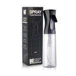 MAYCREATE 300ml Refillable Spray Bottles, Empty Plastic Mist Water Spray Bottle for Hair, Portable Skin Moisturizing Spray Bottle for Alcohol, Cleanser Dispenser(Black)