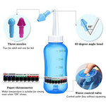 MAYCREATE Neti Pots for Sinus Rinse Bottle Nose Wash Cleaner Pressure,Nasal Irrigation for Adult & Kid,BPA Free 300 ML with 10 Nasal Wash Salt Packets and Sticker