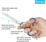 MAYCREATE Hair Cutting Tools Scissors for Hair Cutting Professional Salon Barber Scissors with Double Thinning Scissor Stainless Steel Home Hair Cutting & Styling Scissor Tools