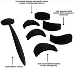 MAYCREATE Eyeshadow Crease Line Kit for Beginners with 6 in 1 Silicone Shapes | Reusable Eye Makeup Tool