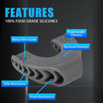MAYCREATE Jawline Exerciser for Men and Women with 3pcs 40/50/60lbs Food‑Grade Silicone | Slim and Tone Face Muscles