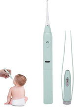 MAYCREATE Ear Cleaner Kit with LED Light for Safe Wax Removal featuring 3pcs Tools | Stainless Steel Design for Baby and Adult Use