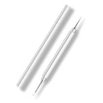 MAYCREATE® Stainless Steel Blackhead Removal Tool 2 in 1 Pimple Popper Tool Acne Tool Comedone Extractor Tool Dual Head Stainless Steel Blackhead Removal Tool with Caps
