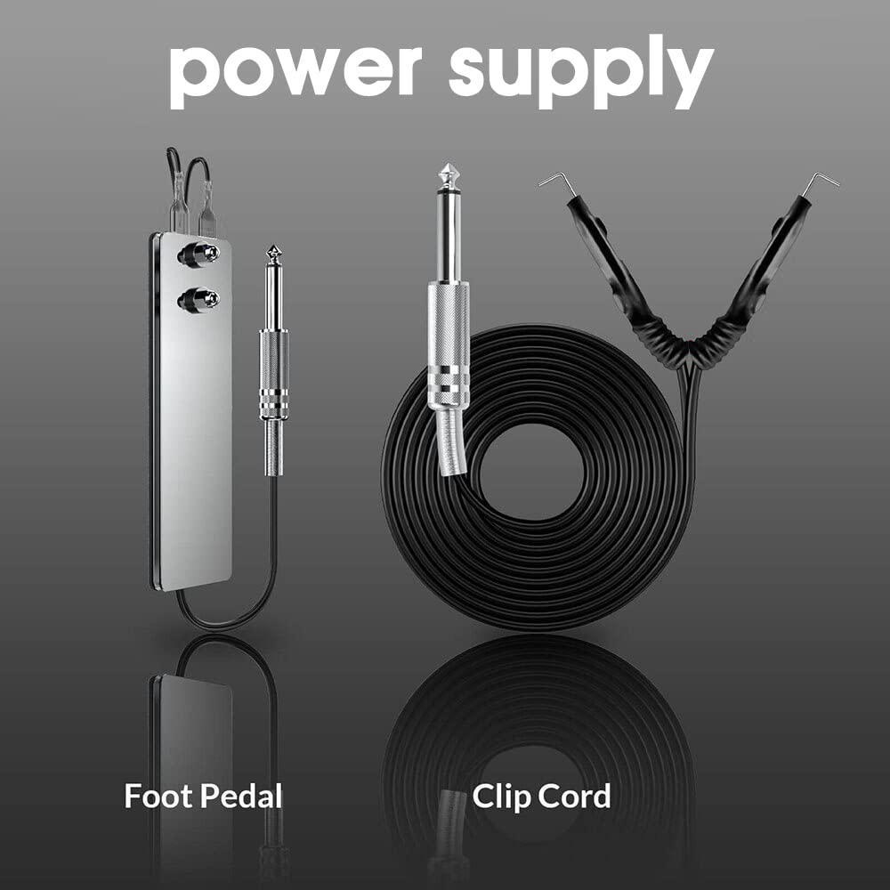 MAYCREATE Rotary Tattoo Machines Full Kit Coil Tattoo Machine Tattoo Shader & Liner Machine Tool Body Tattoo Machine Coil Machine Liner Coils Tattoo Machine for Beginners Starters Tattoo Pen