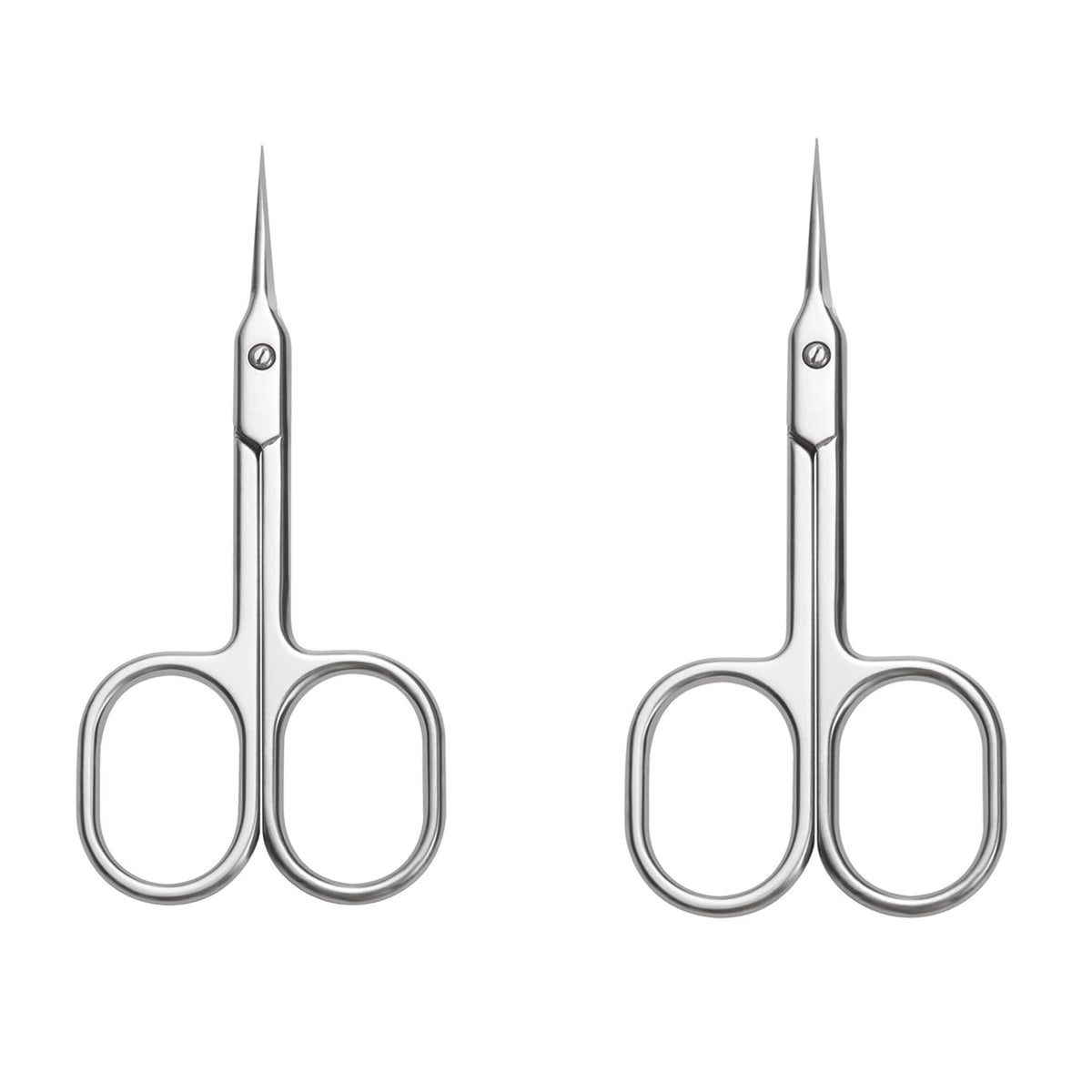 MAYCREATE Small Grooming Scissors for Nose Ear and Eyebrow Hair with Stainless Steel Tip