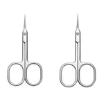 MAYCREATE Small Grooming Scissors for Nose Ear and Eyebrow Hair with Stainless Steel Tip