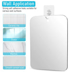 MAYCREATE Anti-Fog Shaving Mirror for Bathroom with 6.81in HD Acrylic Surface | Wall Hanging and Handheld Use